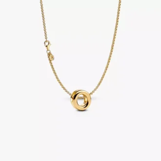 Charm-Halskette mit Buchstabe O, 2er-Set