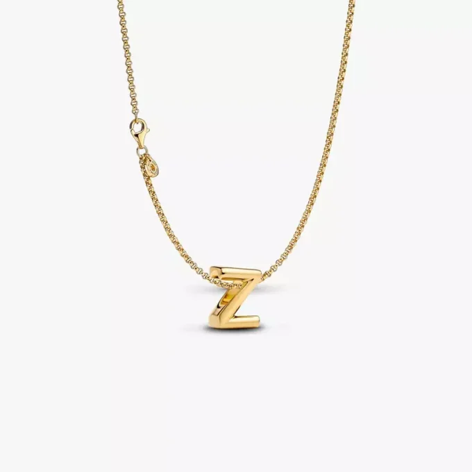 Charm-Halskette mit Buchstabe Z, 2er-Set Charm-Halskette mit Buchstabe Z, 2er-Set