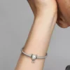 Charm „Hauskatze & Schleife“ aus Sterlingsilber