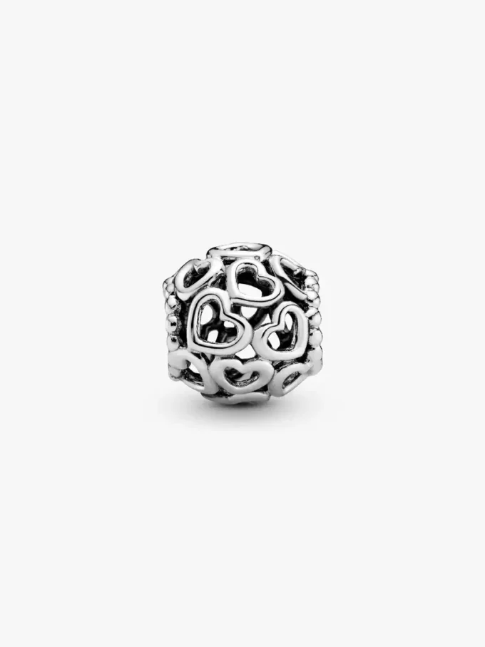 Charm „Hearts all over“ aus Sterlingsilber Charm „Hearts all over“ aus Sterlingsilber
