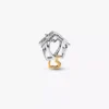 Charm „Home & Heart“ aus Sterlingsilber, 14-karätig vergoldet Charm „Home & Heart“ aus Sterlingsilber, 14-karätig vergoldet