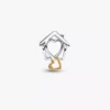 Charm „Home & Heart“ aus Sterlingsilber, 14-karätig vergoldet Charm „Home & Heart“ aus Sterlingsilber, 14-karätig vergoldet