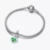 Charm in Form eines brasilianischen Herzes aus Sterlingsilber Charm in Form eines brasilianischen Herzes aus Sterlingsilber