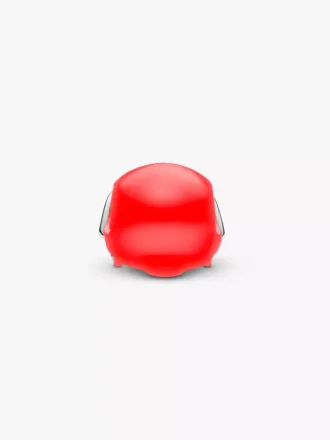 Charm in Form eines roten Football-Helms aus Sterlingsilber Charm in Form eines roten Football-Helms aus Sterlingsilber