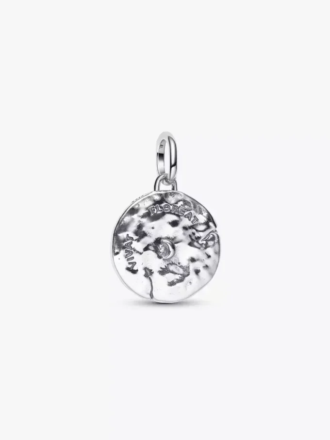 Charm „Kirschblüten-Medaillon“ aus Sterlingsilber Charm „Kirschblüten-Medaillon“ aus Sterlingsilber
