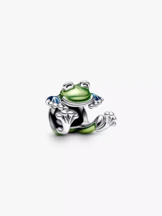 Charm „Kletternder Frosch“ aus Sterlingsilber