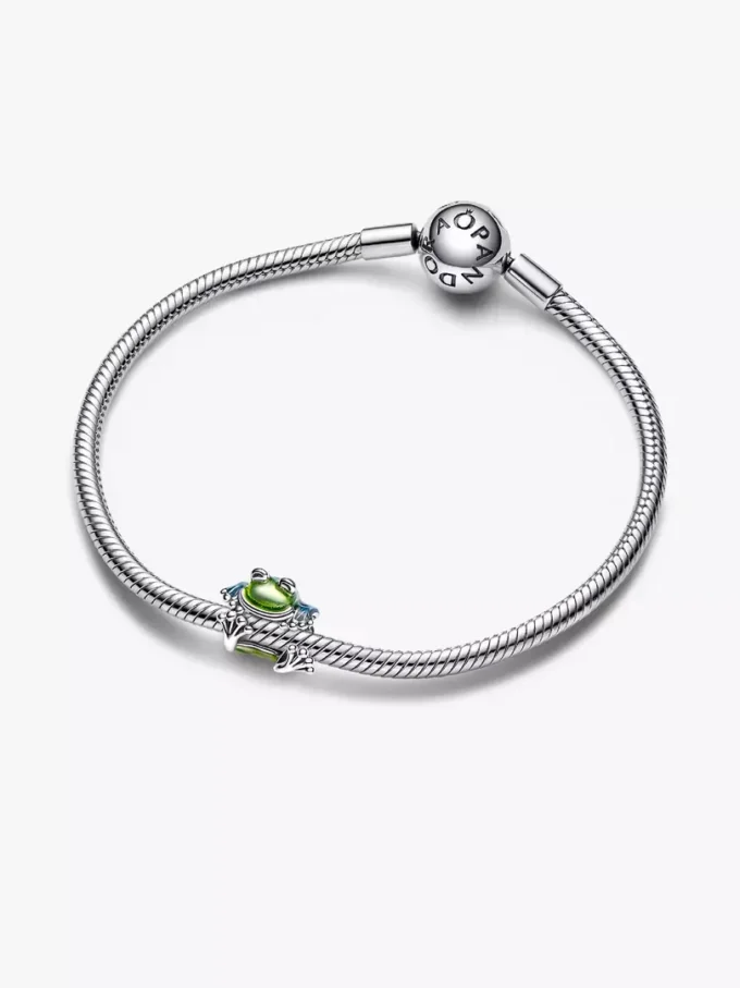Charm „Kletternder Frosch“ aus Sterlingsilber