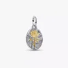 Halskette mit Rosenmedaillon-Charm, 2er-Set Halskette mit Rosenmedaillon-Charm, 2er-Set