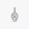 Charm-Medaillon „Rose“ aus Sterlingsilber, 14-karätig vergoldet Charm-Medaillon „Rose“ aus Sterlingsilber, 14-karätig vergoldet