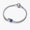 Charm „Metallic Blue Gecko“ aus Sterlingsilber Charm „Metallic Blue Gecko“ aus Sterlingsilber
