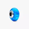 Charm „Opalescent Ocean Deep Blue“ aus Sterlingsilber Charm „Opalescent Ocean Deep Blue“ aus Sterlingsilber
