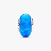 Charm „Opalescent Ocean Deep Blue“ aus Sterlingsilber Charm „Opalescent Ocean Deep Blue“ aus Sterlingsilber
