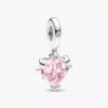 Charm „Pink Family Tree & Heart“ aus Sterlingsilber Charm „Pink Family Tree & Heart“ aus Sterlingsilber