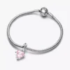 Charm „Pink Family Tree & Heart“ aus Sterlingsilber Charm „Pink Family Tree & Heart“ aus Sterlingsilber