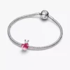 Charm „Rosa Schnecke“ aus Sterlingsilber Charm „Rosa Schnecke“ aus Sterlingsilber