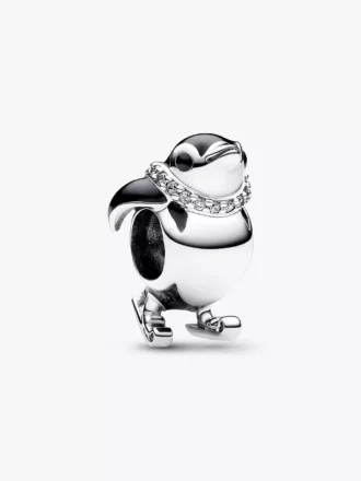 Charm „Skifahrender Pinguin“ aus Sterlingsilber Charm „Skifahrender Pinguin“ aus Sterlingsilber