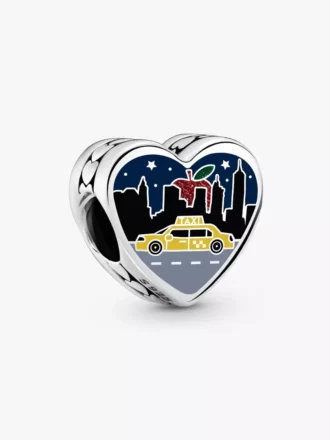 Charm „Sleepless in New York“ aus Sterlingsilber