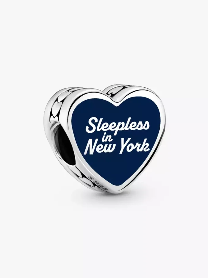 Charm „Sleepless in New York“ aus Sterlingsilber Charm „Sleepless in New York“ aus Sterlingsilber