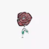 Charm „Sparkling Rose in Bloom“ aus Sterlingsilber Charm „Sparkling Rose in Bloom“ aus Sterlingsilber