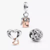 Charm-Trio „Love Lock and Key“ (3er-Set) Charm-Trio „Love Lock and Key“ (3er-Set)