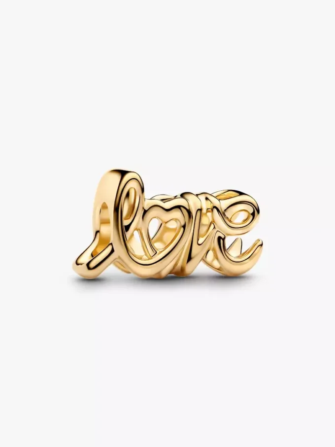 Charm-Set „Golden Love Script“ 2er-Set Charm-Set „Golden Love Script“ 2er-Set