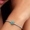Charm „Türkisfarbener Ozean“ aus Sterlingsilber Charm „Türkisfarbener Ozean“ aus Sterlingsilber