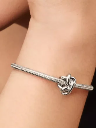 Charm „Unendlichkeitsknoten“ aus Sterlingsilber