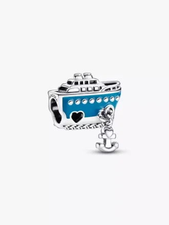 Charm „Verankertes Kreuzfahrtschiff“ aus Sterlingsilber Charm „Verankertes Kreuzfahrtschiff“ aus Sterlingsilber