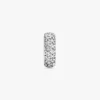 Clear Sparkle Spacer Charm aus Sterlingsilber Clear Sparkle Spacer Charm aus Sterlingsilber