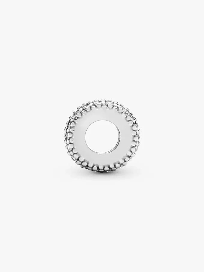 Clear Sparkle Spacer Charm aus Sterlingsilber Clear Sparkle Spacer Charm aus Sterlingsilber