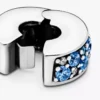 Clip Charm aus Sterlingsilber mit blauem Pavé Clip Charm aus Sterlingsilber mit blauem Pavé