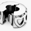 Clip Charm „Band of Hearts“ aus Sterlingsilber Clip Charm „Band of Hearts“ aus Sterlingsilber