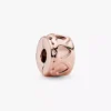 Clip Charm „Band of Hearts“ mit 14-karätiger Roségoldbeschichtung Clip Charm „Band of Hearts“ mit 14-karätiger Roségoldbeschichtung