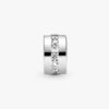 Clip Charm „Blue Sparkle“ – Sterlingsilber