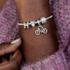 Clip Charm „Blue Sparkle“ – Sterlingsilber