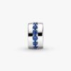 Clip Charm „Blue Sparkle“ – Sterlingsilber