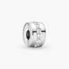 Clip Charm „Blue Sparkle“ – Sterlingsilber