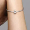 Clip Charm „Clear Sparkling Row“ aus Sterlingsilber Clip Charm „Clear Sparkling Row“ aus Sterlingsilber