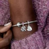 Clip Charm „Clear Sparkling Row“ aus Sterlingsilber Clip Charm „Clear Sparkling Row“ aus Sterlingsilber