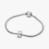 Clip Charm „Clear Sparkling Row“ aus Sterlingsilber Clip Charm „Clear Sparkling Row“ aus Sterlingsilber