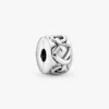 Clip Charm „Geknotete Herzen“ aus Sterlingsilber Clip Charm „Geknotete Herzen“ aus Sterlingsilber