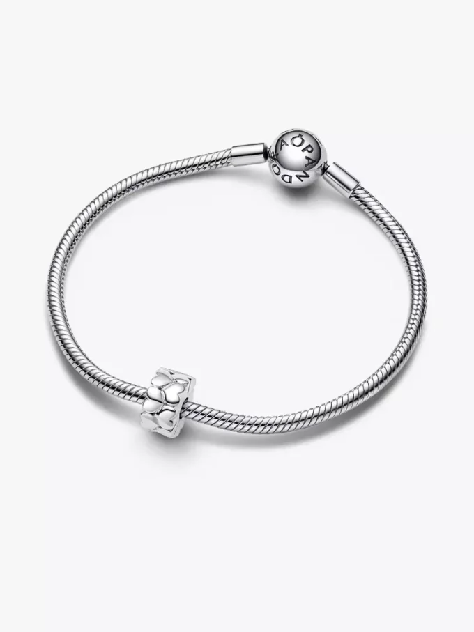 Clip Charm mit Herzmuster aus Sterlingsilber Clip Charm mit Herzmuster aus Sterlingsilber