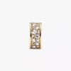 Clip Charm mit klarem Pavé, 14-karätig vergoldet Clip Charm mit klarem Pavé, 14-karätig vergoldet