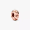 Clip Charm mit Nieten, 14 Karat Roségold-Beschichtung Clip Charm mit Nieten, 14 Karat Roségold-Beschichtung