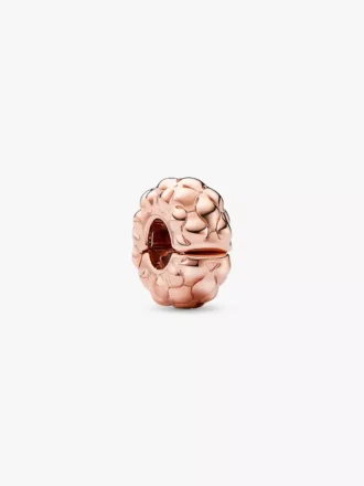 Clip Charm mit Nieten, 14 Karat Roségold-Beschichtung