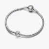 Clip Charm mit Nieten aus Sterlingsilber Clip Charm mit Nieten aus Sterlingsilber