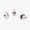 Clip Charm „Pink Sparkling Row“ aus Sterlingsilber Clip Charm „Pink Sparkling Row“ aus Sterlingsilber