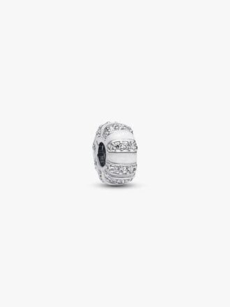Clip Charm „Stones & Enamel“ – Sterlingsilber