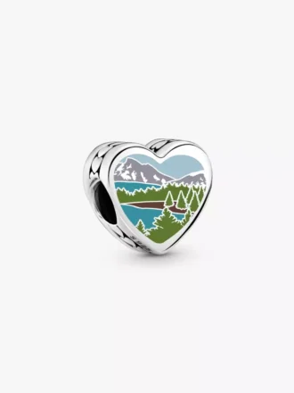 Colorado-Herz-Charm aus Sterlingsilber