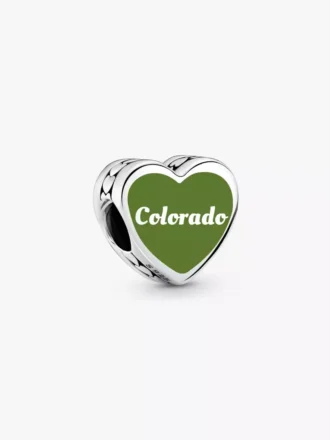 Colorado-Herz-Charm aus Sterlingsilber